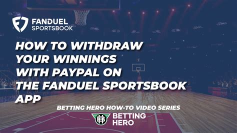 fanduel sportsbook paypal withdrawal